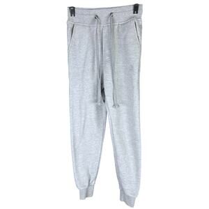 Y2K Vintage Akademiks Mens Light Gray Jogger Sweatpants - Size Small